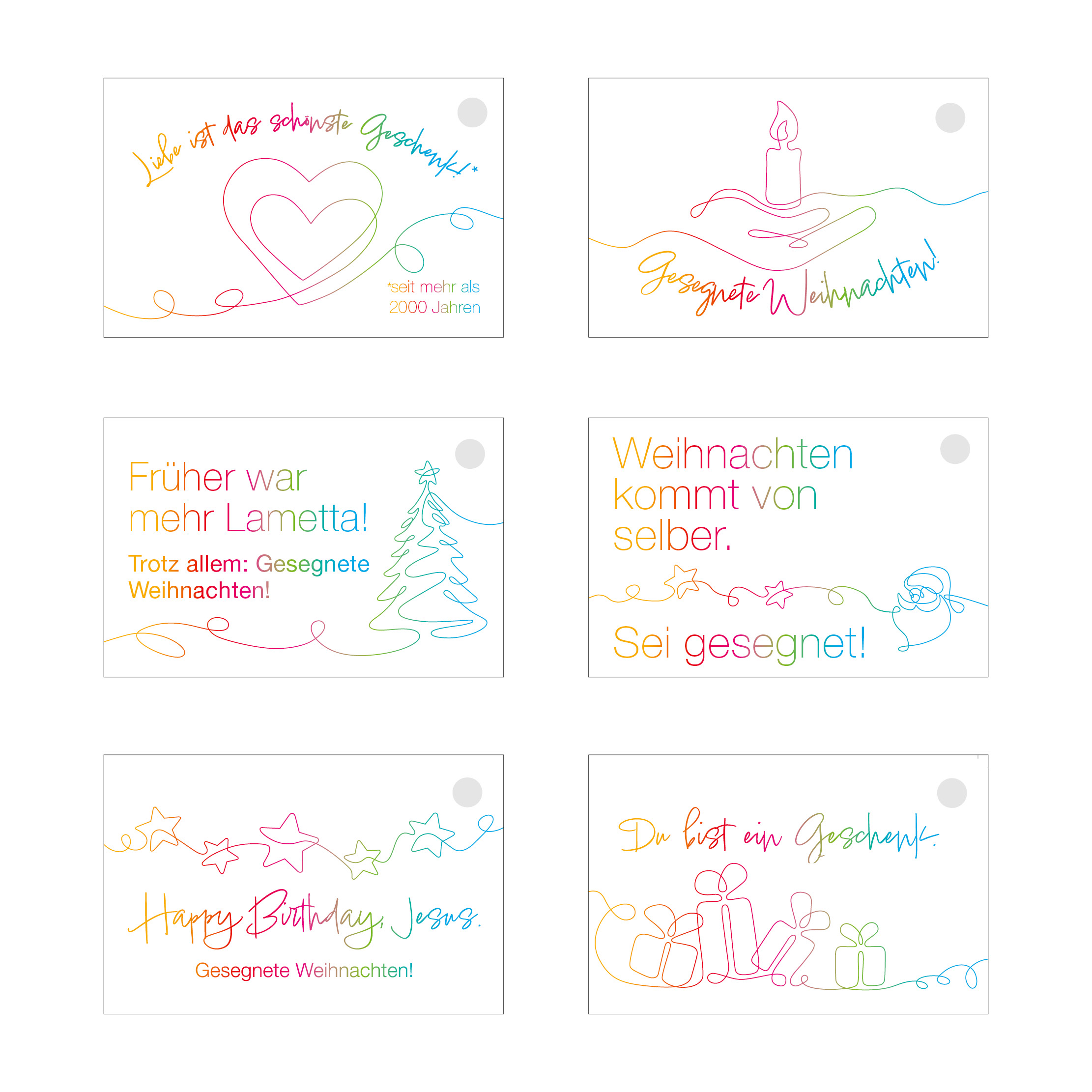 Geschenkeanhänger-Set